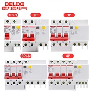 Delixi dz47sle RCBO RCD 3P + N ngắt mạch 10A 16A 20A 25A 32A 40A 63A