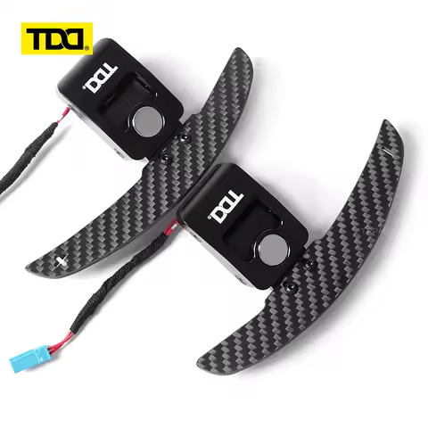 TDD Glossy Carbon Fiber Magnetic Shift Paddle For BMW M2 M3 M4 M5 M6 X5M X6M X3 X4 X5 X6 F10 F20 F30