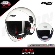 หมวกกันน็อค NOLAN รุ่น N21 2025 (ECE 22-06 / กระจก2ชั่น) Bianco Matte white M
