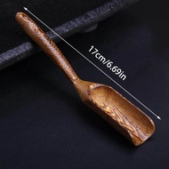 1PC Portable Natural Bamboo Teaspoon Chinese Retro Style Tea Scoop Wooden Teaspoon Kongfu Tea Delica
