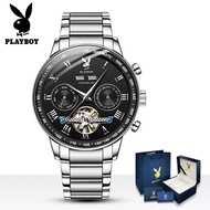 นาฬิกา Watch PlayBoy นาฬิกาอนาล็อค PB-3018 ของแท้100% Warranty นาฬิการะบบอนาล็อค A