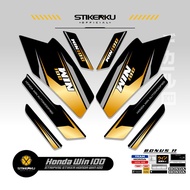 HONDA STRIPING WINHONDA 83 MOTIF/ WIN 100 STICKER/ WIN STICKER/ STICKER/ STREPING/ STIPING/ STRIPING