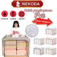 NEKODA 66L /110L Storage Box Organizer Basket Multipurpose Storage Box Wardrobe Storage Box Steel Fa