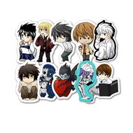 Death Note sticker pack contains 10 pcs Waterproof Vinyl Material