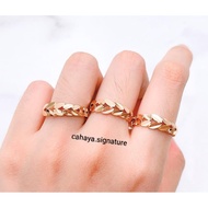RING ADULTdaun 925 SILVER GOLD PLATED