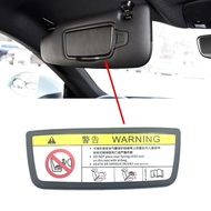 Porsche Camry Carrera Boxster 718 981 911 991 Sunvisor Cover Makeup Mirror Flip Cover