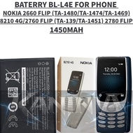 BL-L4E BATERRY NOKIA PHONE BL-L4E COMPATIBLE PHONE NOKIA 2660 4G FLIP(TA-1474)/8210 4G(TA-1485/1483/
