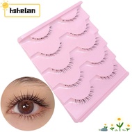 HSHELPH Lower Eyelashes, Natural Soft Under Eye Lashes, Handmade Korean Makeup  Band Manga Bottom Ma