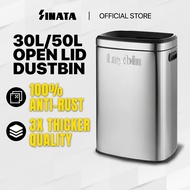 Kitchen Dustbin Large Trash Bin 30L 50L Large Capacity Modern Dustbin Trash Bin Stainless Steel For 