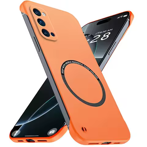 Magnetic Slim for OPPO Reno4 Reno 4 Pro SE 5G Frameless Phone Cases Matte Anti-Scratch Hard PC Cover