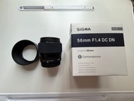 Sigma 56mm f/1.4 DC DN Contemporary Lens  - X mount (水貨)