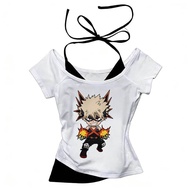 My Hero Academia Crop Top - Vintage Gyaru Fashion Shirt