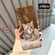 HP Softcase Samsung Galaxy A31 Fashion Case Cat Case Samsung Galaxy A31 Silicone TPU Pro Camera Casi