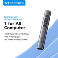 Vention Wireless Presentation Remote Clicker Green / Red Light Laser Pointer  USB Powerpoint PPT Pen