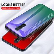 Casing For Realme X2 Pro RealmeX2 Pro Case Gradient Tempered Glass Case Back Cover