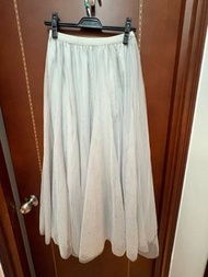 日牌Misch Masch淺灰色紗裙