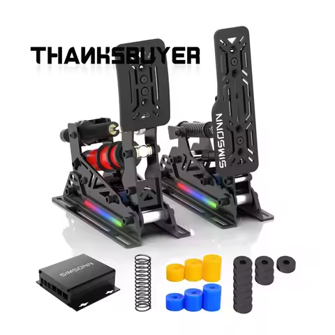 SIMSONN Pro X Ultra Hydraulic 2 Pedals 3 Pedals High Precision Racing Game Simulator Pedals
