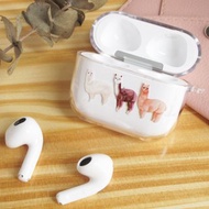 草泥馬 羊鴕 AirPods 透明耳機保護套 Case 1/2/3/Pro