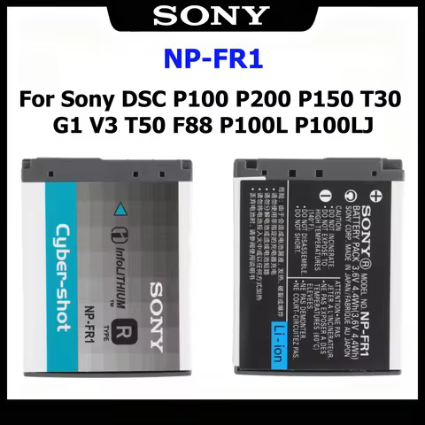 Original NP-FR1 for Sony NPFR1 Replacement Camera Battery for Sony DSC P100 P200 P150 T30 G1 V3 T50 
