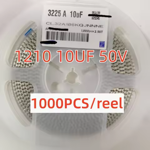 1reel 1000pcs Chip Ceramic Capacitors 1210 (3225) 10UF 106K 25V/50V 10uF X7R 10% 32251000pcs CL32B10
