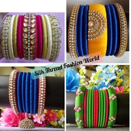 *New Design* Silk thread Bangles *Indian Bangles*