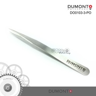 [Watch Pass] DU0103-3-PO < Swiss DUMONT > Antimagnetic Tweezers/Short Handle Pointed/Antimagnetic Cl