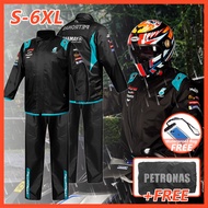 YAMAHA COMOTO Rain Coat S-6XL Motorcycle Bike Baju Hujan Motor Jaket Motor Raincoat Baju Hujan Water