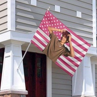 Flag Pink American Flag Background Cloth hi American Fg5X3FT