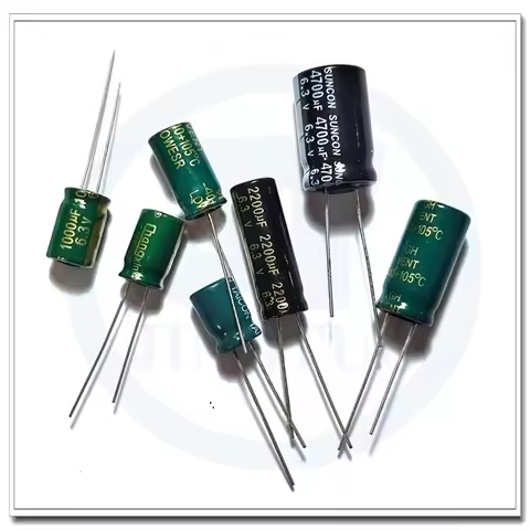 Aluminum Electrolytic Capacitor 6.3V 820/1000/1500/2200/3300/4700UF 6.3WV 1000MFD Radial
