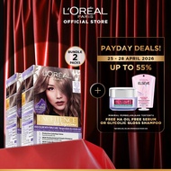 LOreal Paris Excellence Ash Supreme #9.11 Silver Ash Hair Color Twinpack (Cat Rambut LOreal)