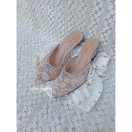 Wedding Shoes/Net Lace/Brocade Lace