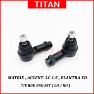 (2pc) Tie Rod End Set 56820-25000 Hyundai Matrix 1.6 1.8 [2001~2010] Accent Lc 1.5 [2000~05] Elantra