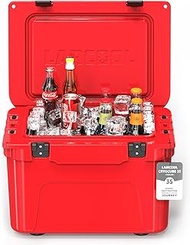 35QT Rotomolded Hard Cooler, Portable Small Ice Chest with 3-Inch Insulation, Heavy-Duty Beach Coole