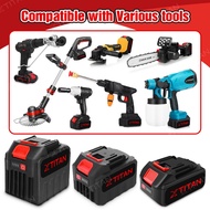XTITAN 3888/2888/1888VF Cordless Drill Battery Rechargeable 21V Lithium Li-Ion Battery/Angle Grinder