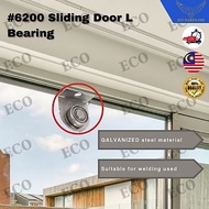 Heavy Duty L Bracket Sliding Door Bearing Roller L Bearing Gantung 6200 L Bearing Welding