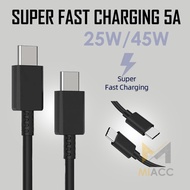 Fast Charging Data Cable 5A Type C To Usb C 25W 45W - 5A