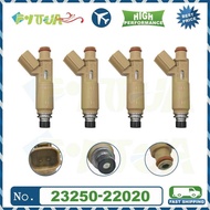 4pcs Fuel injector For COROLLA AVENSIS CELICA 1.8 LTR 1ZZ 1ZZFE OE 23250-22020 23209-22020 Engine No
