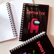 Among Us Spiral Notebook A6 Impostor Among Us
