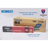 1KG KOBELCO Welding Electrode RB26 E6013 (2.6mm/3.2mm)