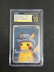 [CGC PRISTINE 10] PTCG梵高比卡超 BGS鑑定牌 Pikachu With Grey Felt Hat x Van Gogh 2023