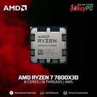 AMD Ryzen 7 7800X3D / 9800X3D Processor | 8 Cores, 16 Threads | AM5 (Tray Unit)