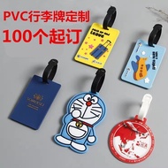 Customized Tag Luggage Tag Boarding Pass PVC Luggage Tag Customized Soft Rubber Work Tag Customized 