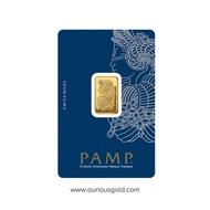 PAMP Suisse Lady Fortuna Gold Minted Bar – 1Gram