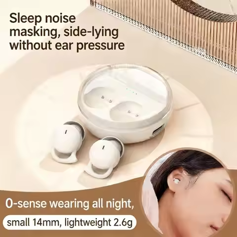 Q26 Bluetooth 5.3 In-Ear Sleep Earbuds Mini Invisible ENC Call Noise Reduction Ergonomic Comfort Fit