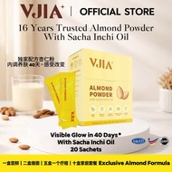 V家杏仁粉亮白嫩VJIA Almond Powder Drink 20 Sachets | Prebiotic Almond Beverage | Sacha Inchi Oil