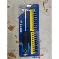 HENGRUI 21PCS 7221# SCREW DRIVER BIT SET