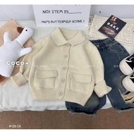 Beige tone cardigan for boys