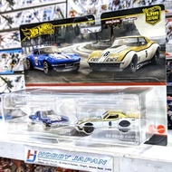 Hot Wheels Premium Custom Corvette Stingray Coupe & '69 Copo Corvette