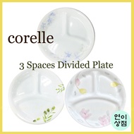 corelle 3 space divided three sectioned plate winnie the pooh snoopy flower bud bouquet french doyle divided diet dish plate