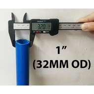 【hot sale】 PVC PIPE 1" X 1/2 METER BLUE FOR CLEAN WATER ( 32MM OUTSIDE DIAMETER )